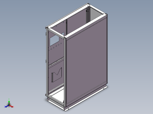 基础电柜正等轴测缩略图