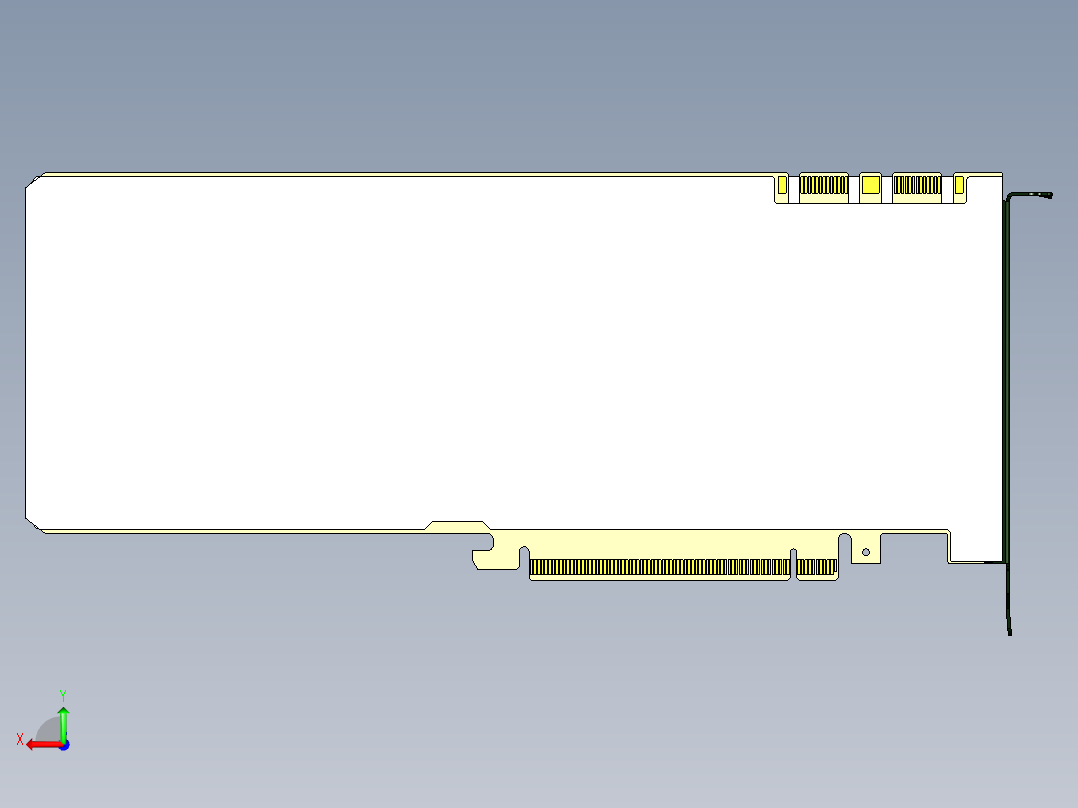Nvidia GTX1080ti后视图