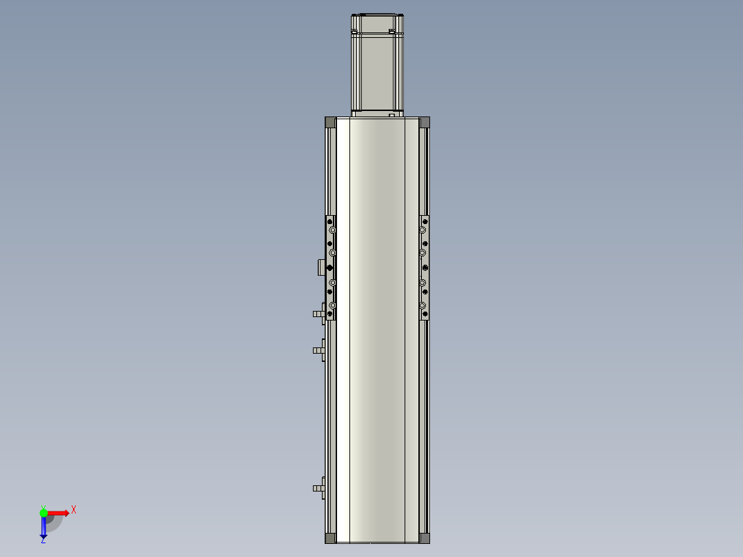东锦丝杆传动-直线滑台模组DH120-C-200-BC-P400W-C3俯视图