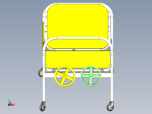 康复床模型图前视缩略图