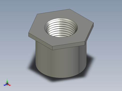 船舶管路系统SeaCor_ReducerBushing_FPTxSPIG_37J138130_1in x 0.5in