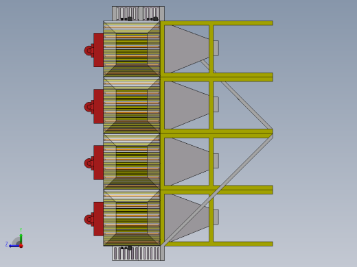 电除尘器模型右视缩略图