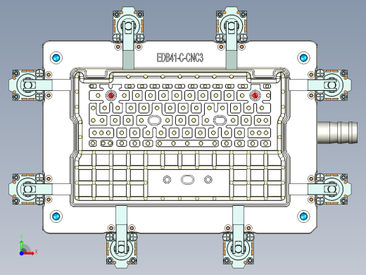 EDB41-C笔记本CNC工装夹具三维模型-CNC3-191113前视缩略图