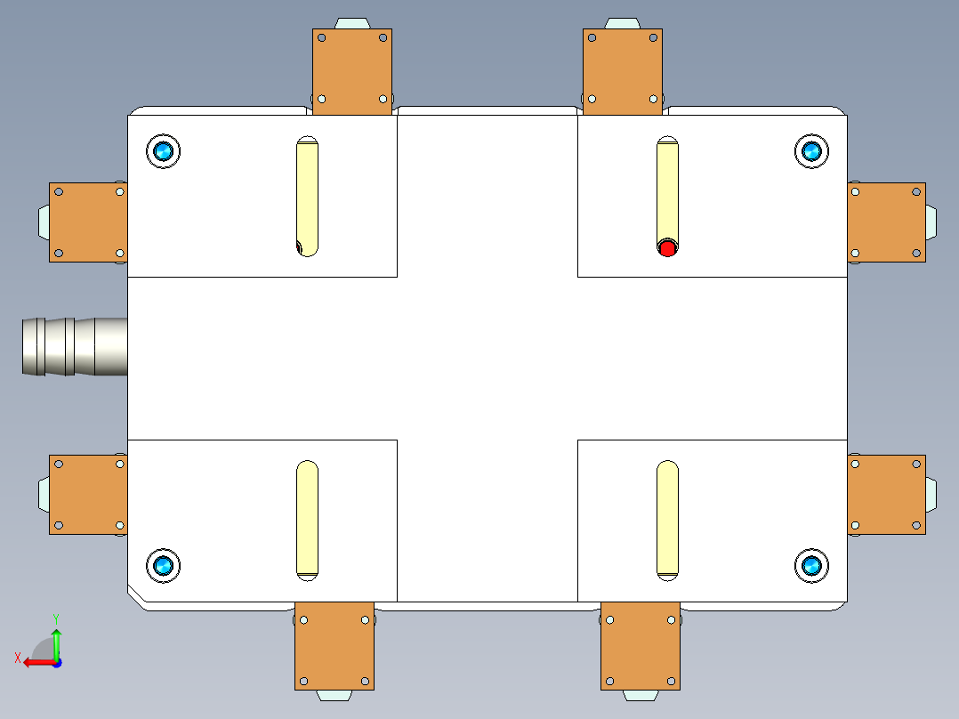 EDB41-C笔记本CNC工装夹具三维模型-CNC3-191113后视图