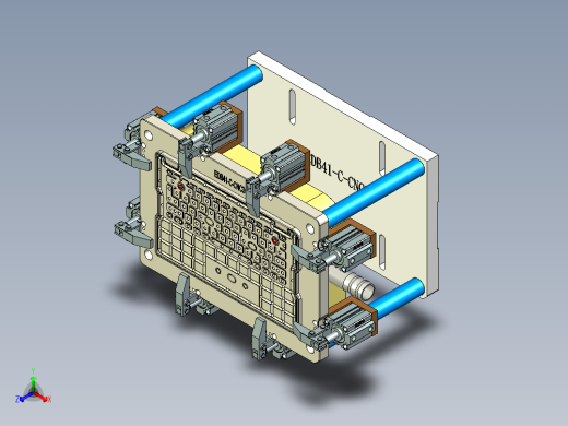 EDB41-C笔记本CNC工装夹具三维模型-CNC3-191113正等轴测缩略图