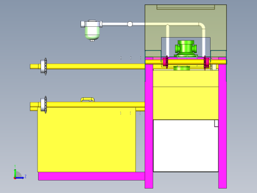 工业自动冲洗设备左视缩略图