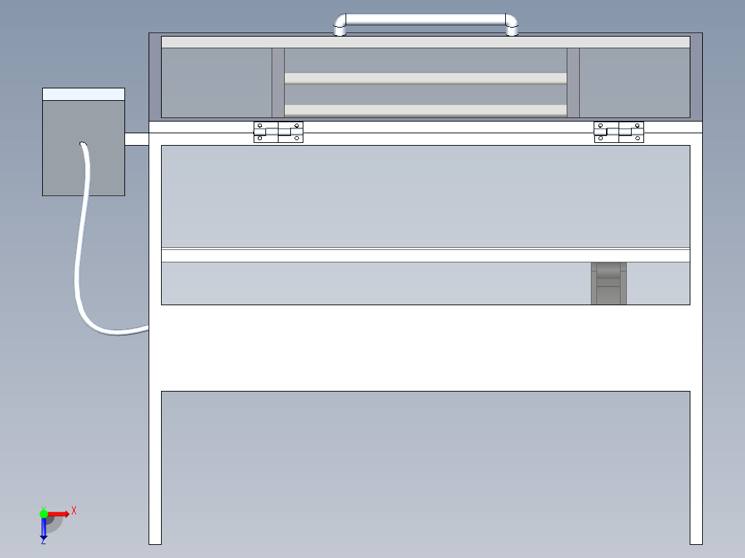 B3003314-温度控制装置恒温箱俯视图