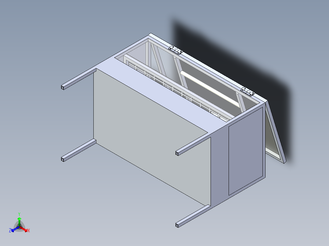 B3003314-温度控制装置恒温箱正等轴测图