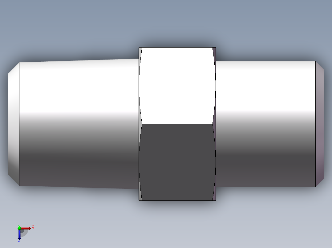 美制锥螺纹、1DN-14-04俯视图