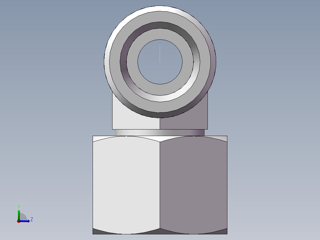 BC+BD 三通组合接头、BD-20左视图