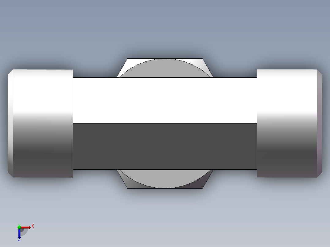 BC+BD 三通组合接头、BD-20俯视图