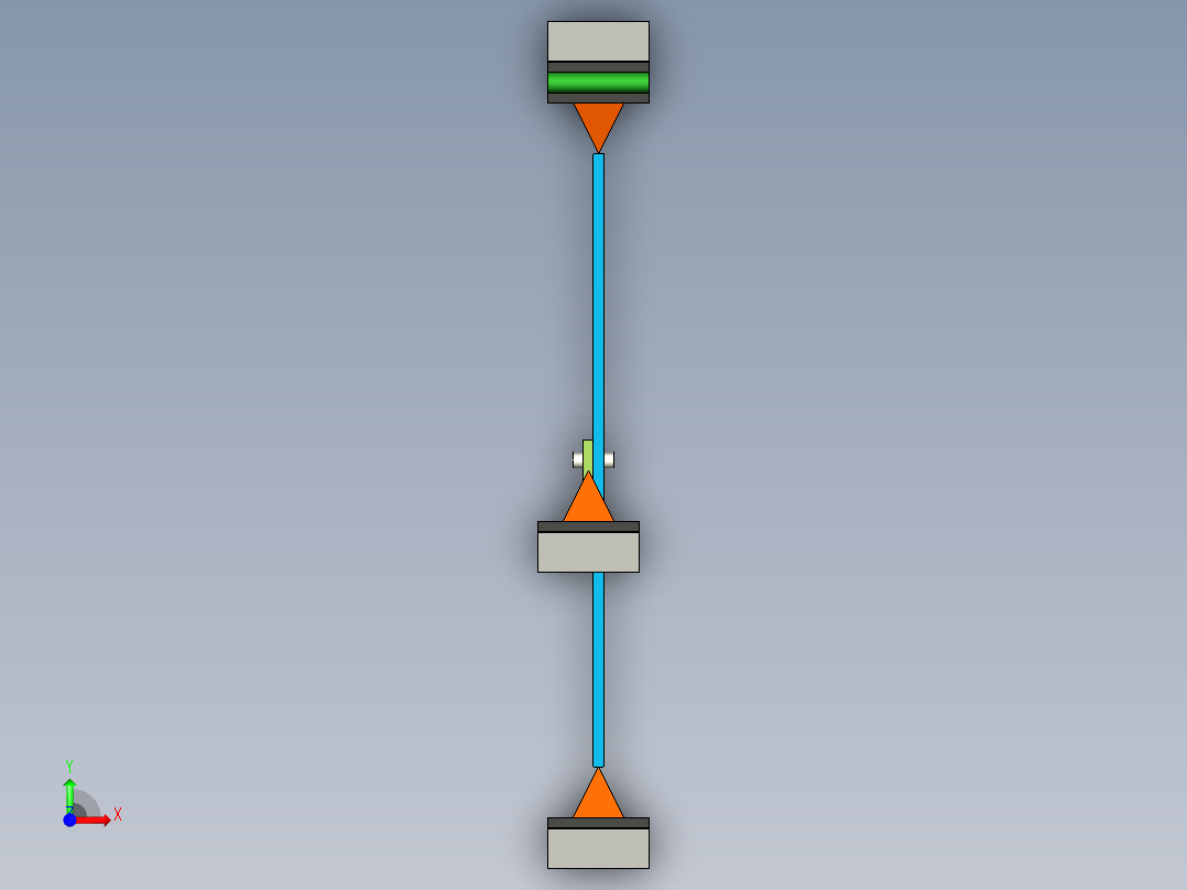 A0002902-平面框架前视图