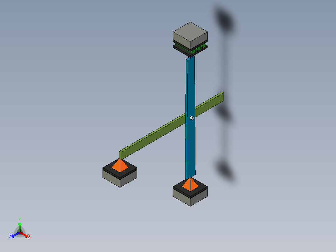 A0002902-平面框架正等轴测图