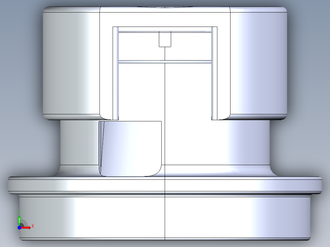 NH35机芯支架前视图