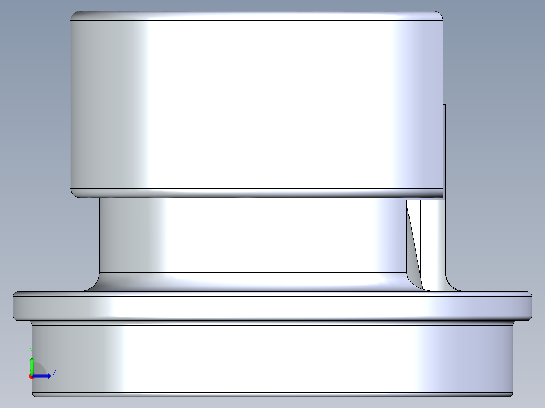 NH35机芯支架左视图