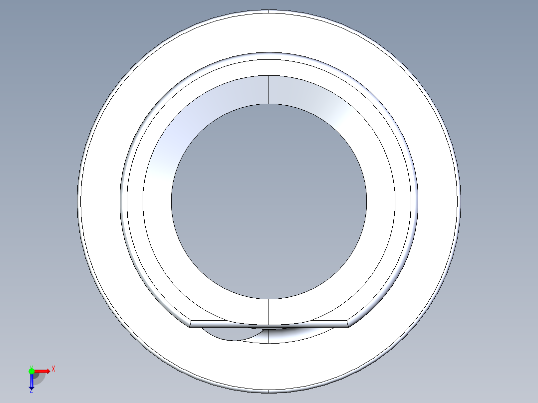 NH35机芯支架俯视图