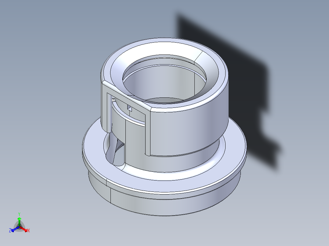 NH35机芯支架正等轴测图