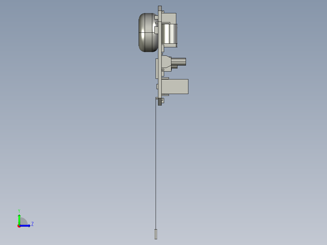 A0003133-CR-PD100W-V1.0快速充电移动电源模块左视图