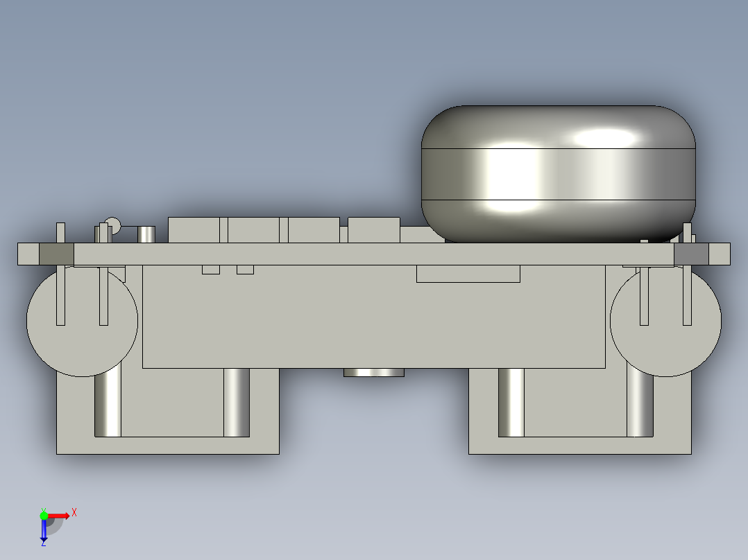 A0003133-CR-PD100W-V1.0快速充电移动电源模块俯视图