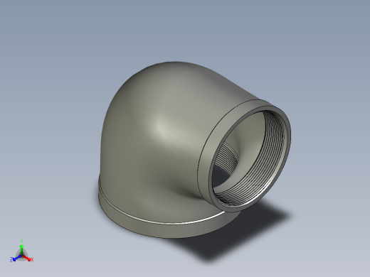 螺纹管弯头-异径内丝 DN100-DN80