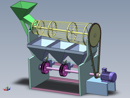 并联式分级核桃破壳机   sw16