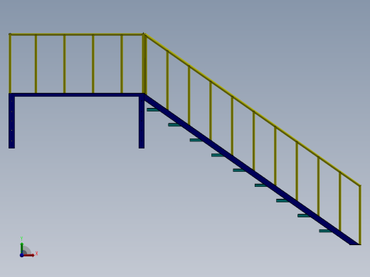 厂区的梯子前视缩略图