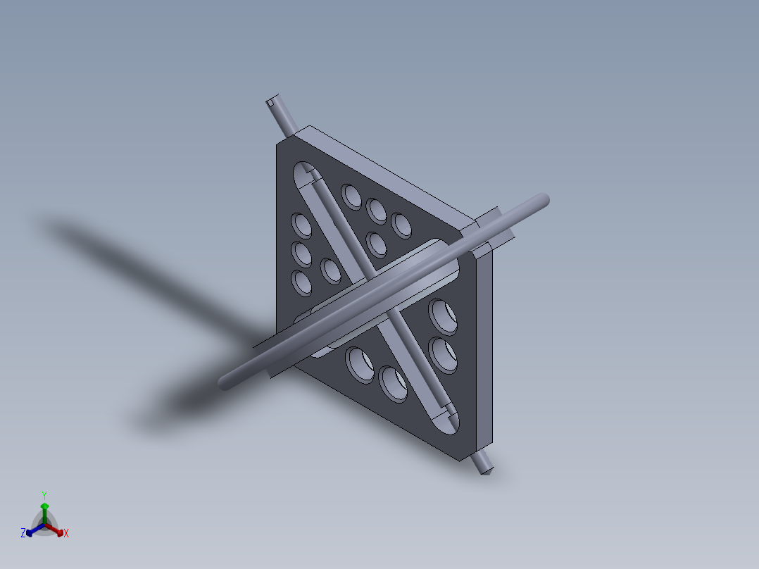 手持式陀螺仪12正等轴测图