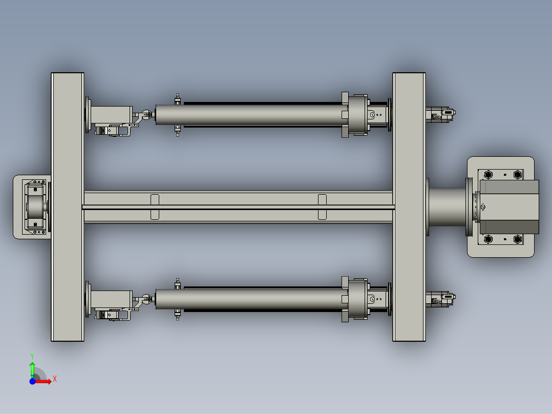变位机装配2015前视图