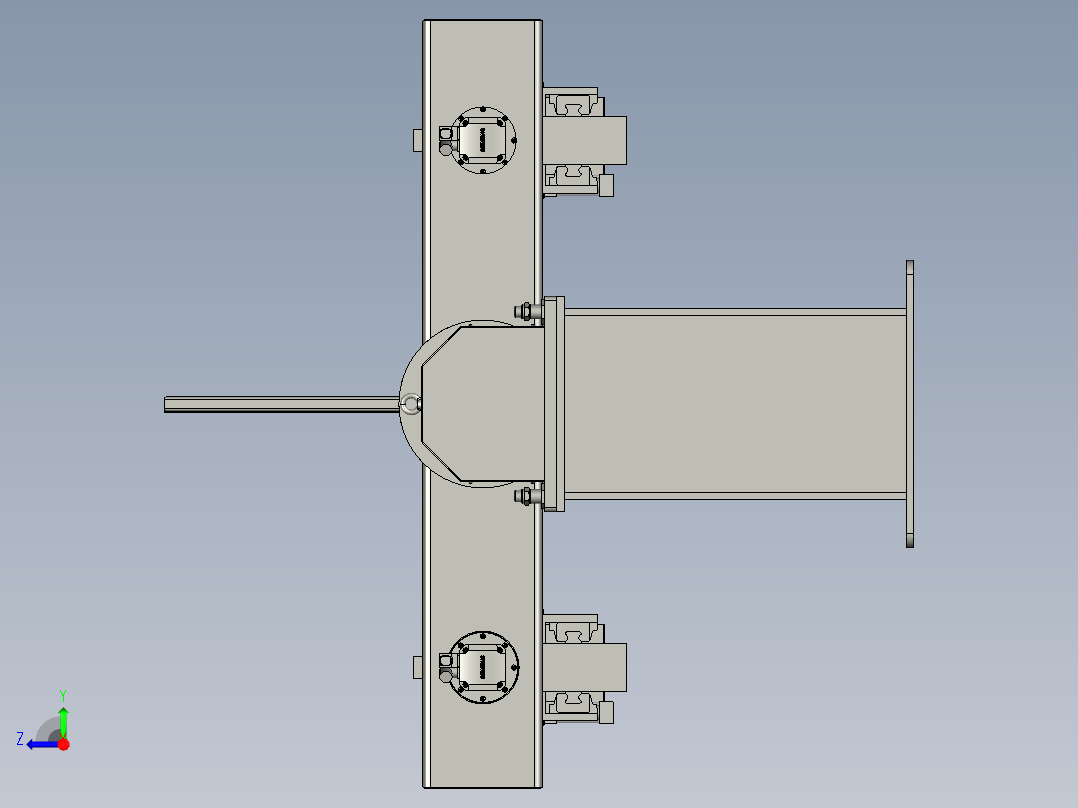 变位机装配2015右视图