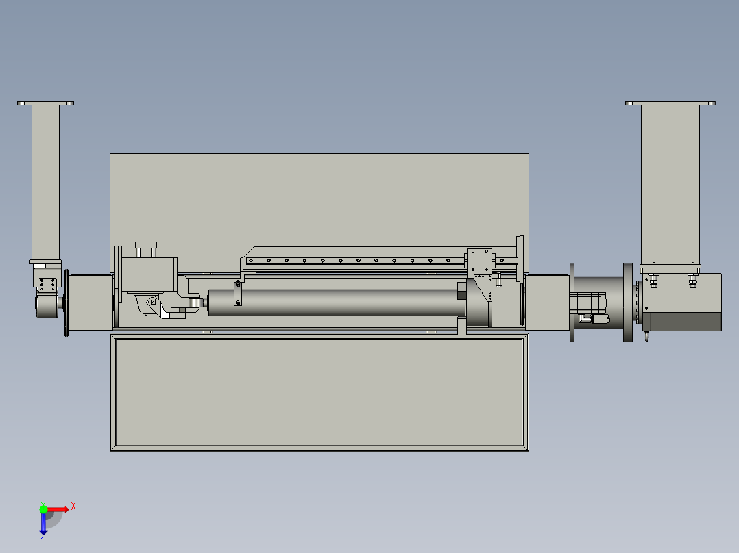 变位机装配2015俯视图