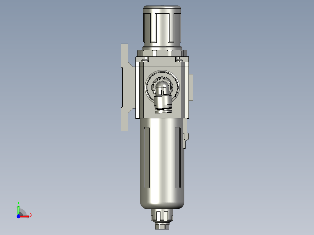 AAGFC300-10-F1气源处理二联件前视图