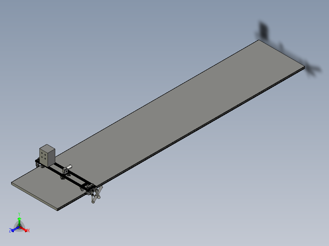 实木复合板点胶装置后视图