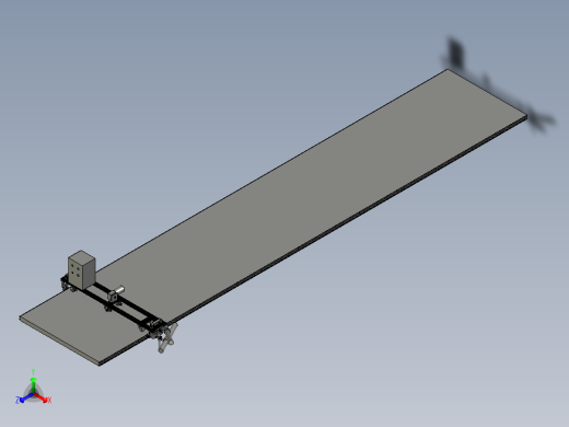 实木复合板点胶装置正等轴测缩略图