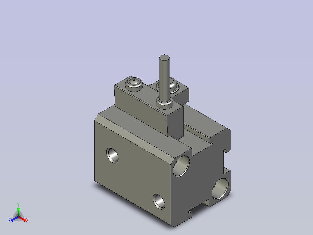 气缸SDA12x5S主视图