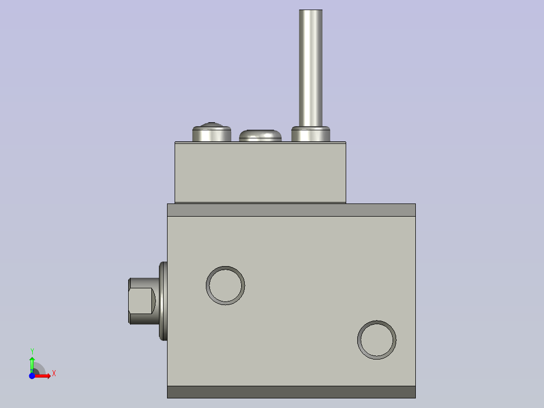 气缸SDA12x5S前视图