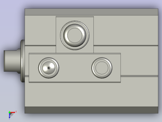 气缸SDA12x5S俯视缩略图