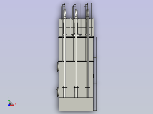 重力式空气擦洗滤池前视缩略图