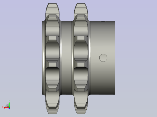 双排链轮10A-13后视缩略图
