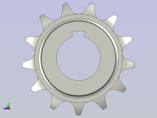 双排链轮10A-13右视缩略图