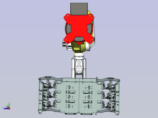 机器人抱夹式码垛抓具设计右视缩略图