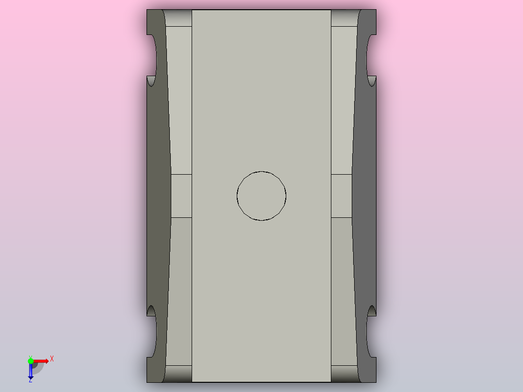 JB-AL-C-L200-C2带柄圆双轨夹俯视图