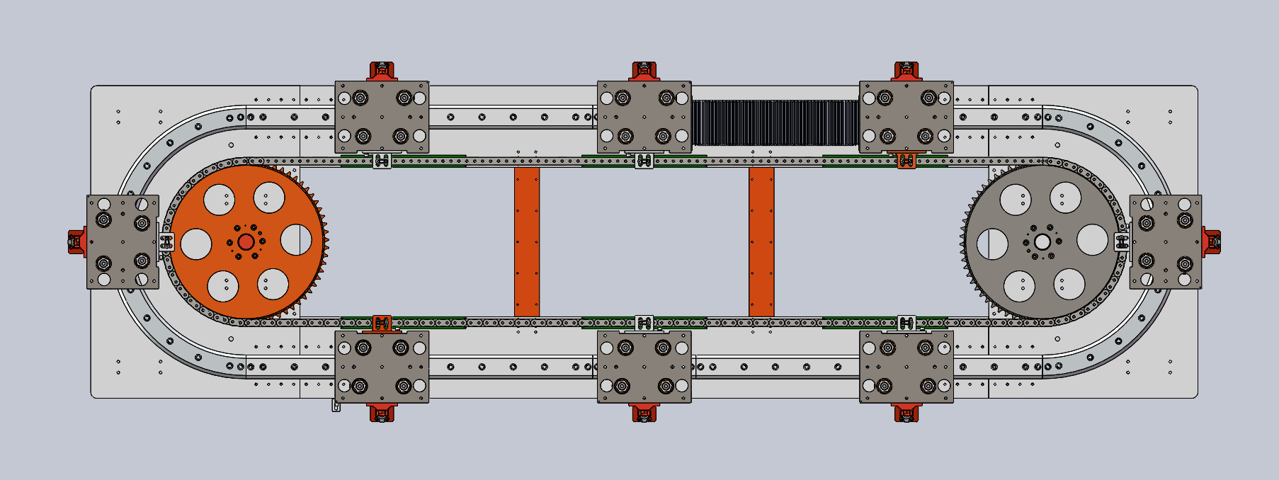 V76-799椭圆链条环形导轨（大板）