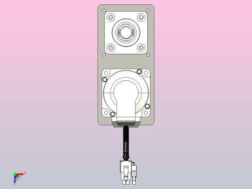 轻载电动缸TPA-ESR40-1210C-L500-MR-CB-W-P40-C3俯视缩略图
