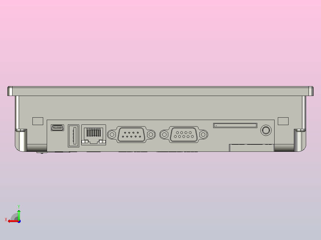 触摸屏HMI - Nematron PV-8070WHV2后视图