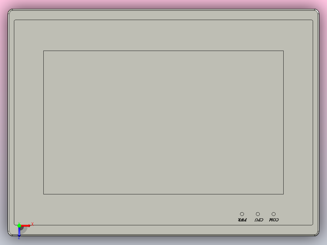 触摸屏HMI - Nematron PV-8070WHV2俯视图
