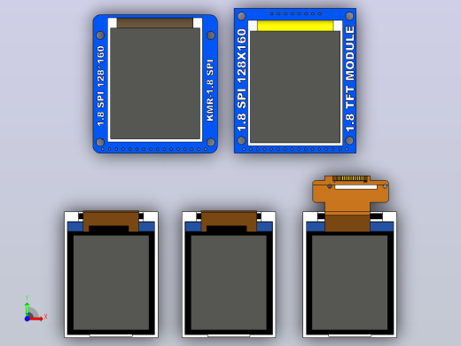 1.8英寸LCD TFT模块前视缩略图