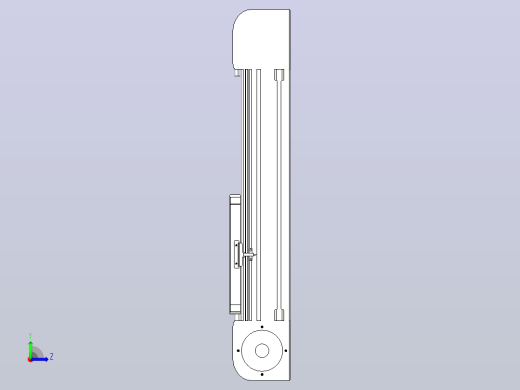 带式直线轴半闭式TPA-ONB-120-256-L250-DL-J90-N3左视缩略图