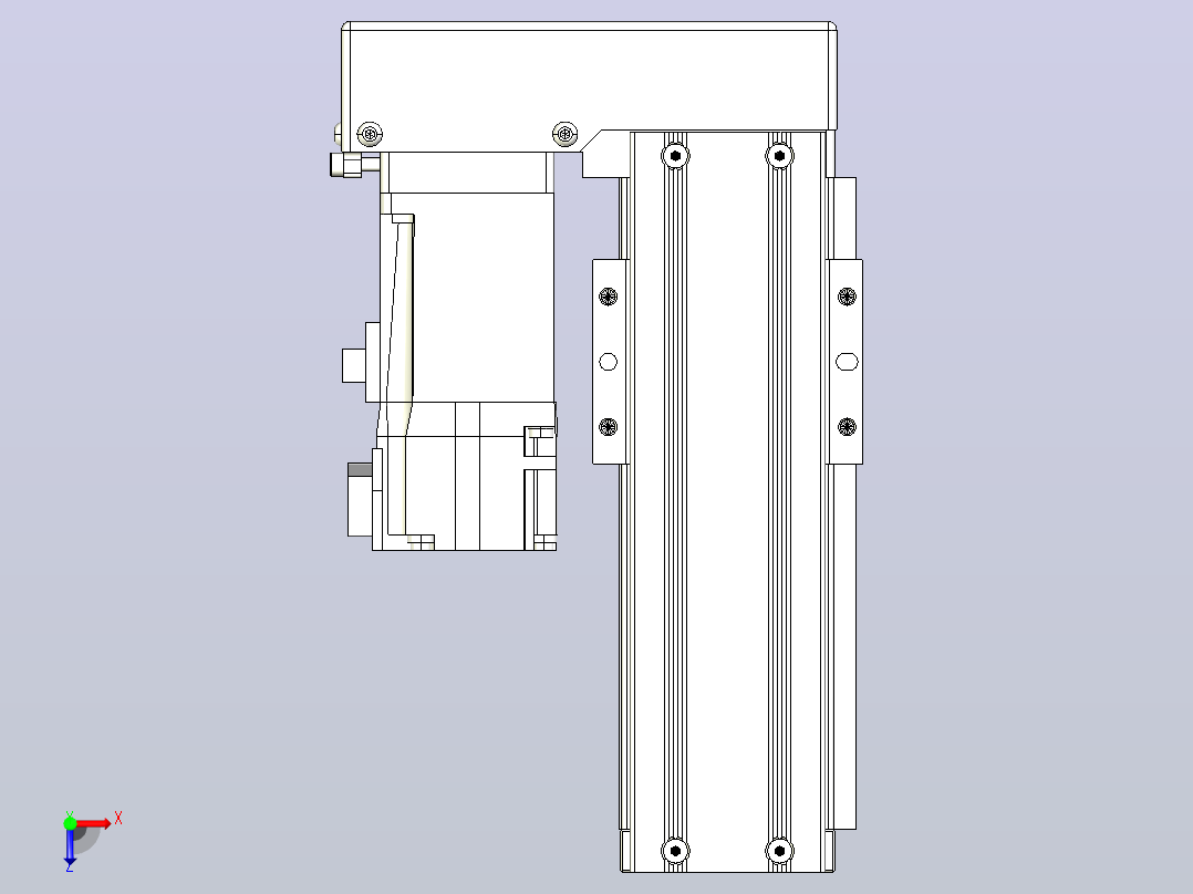 钢基模组TPA-KNR-5002C-150A1-ML-H1S0俯视图