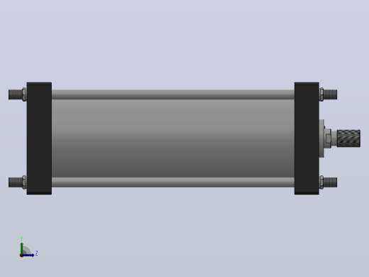 QGA、QGAI系列气缸[QGA-SD 200×400-SD]左视缩略图