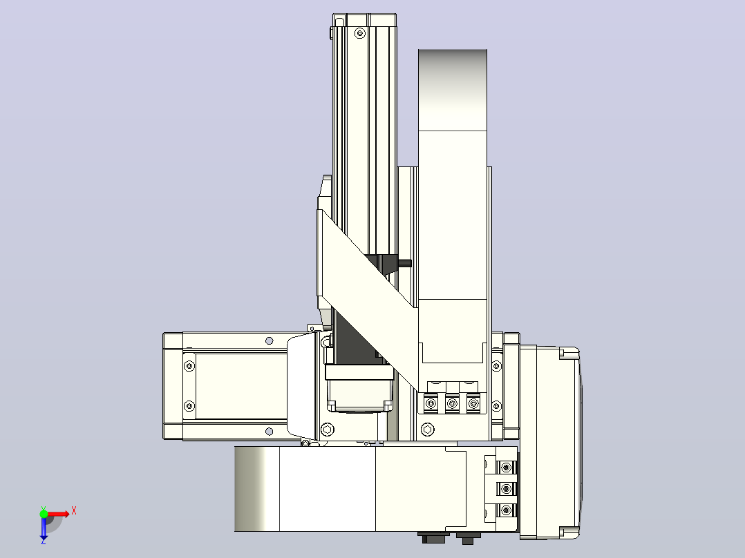 XYGT320-A3-50-100-M-C-0001负载5-8KG XY丝杆模组 内嵌式 XYGT320-A3 替换东佑达TOYO直线滑台模组俯视图
